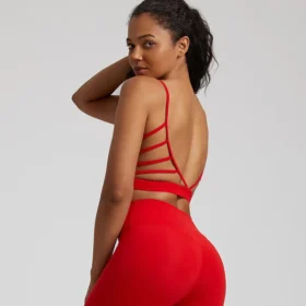 спортивный бюстгальтер с открытой спиной