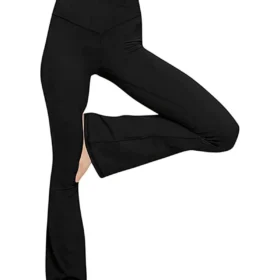 расклешенные спортивные леггинсы