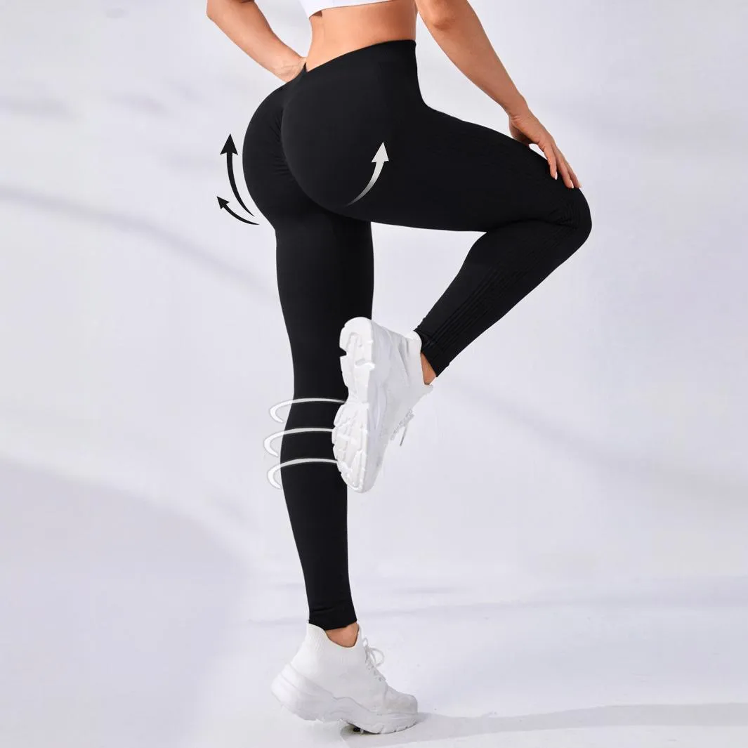 леггинсы с v-образной талией 1