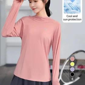 long sleeve running top womens