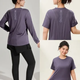 Круглый вырез с коротким рукавом