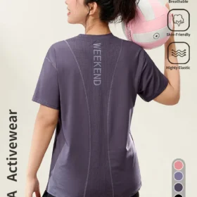 Круглый вырез с коротким рукавом