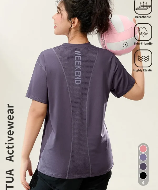 Круглый вырез с коротким рукавом