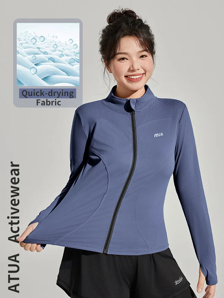 Женские топы для тренировок с длинным рукавом