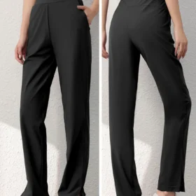 женские расклешенные леггинсы больших размеров 2