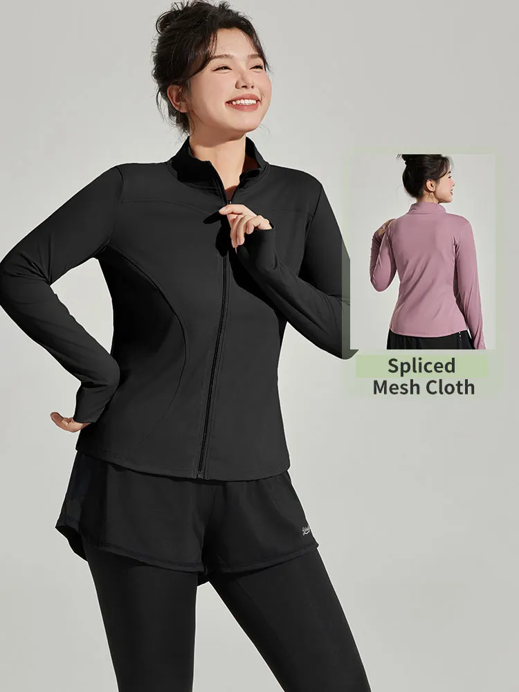 Женские топы для тренировок с длинным рукавом