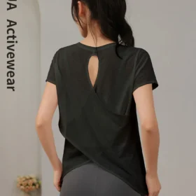 crew neck short sleeve t shirt 1