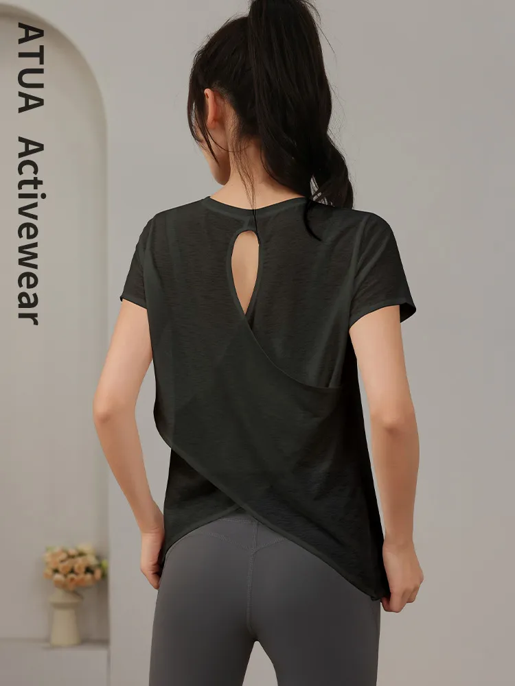 crew neck short sleeve t shirt 1