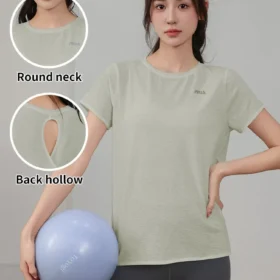 crew neck short sleeve t shirt 2