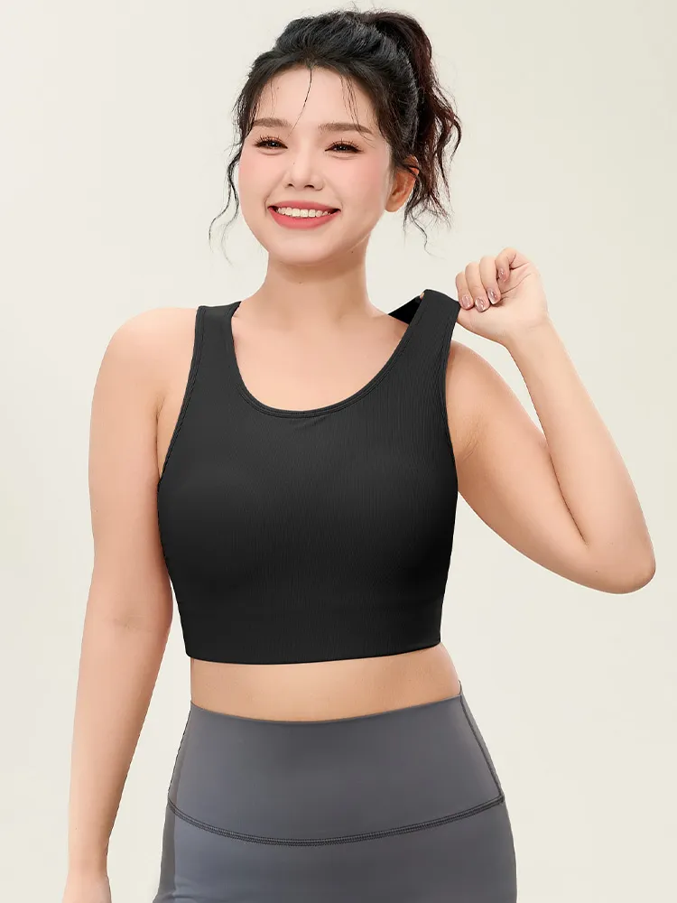 plus size crop bra 1