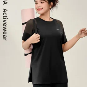 short sleeve crew neck sweatshirt 1