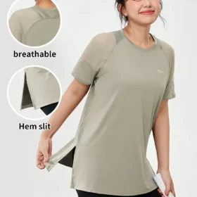 short sleeve crew neck sweatshirt 2