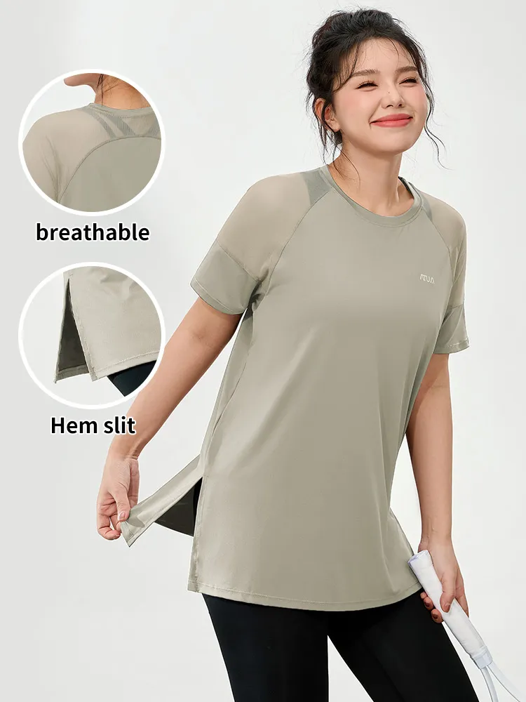 short sleeve crew neck sweatshirt 2