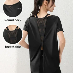 Женские футболки с круглым вырезом и коротким рукавом