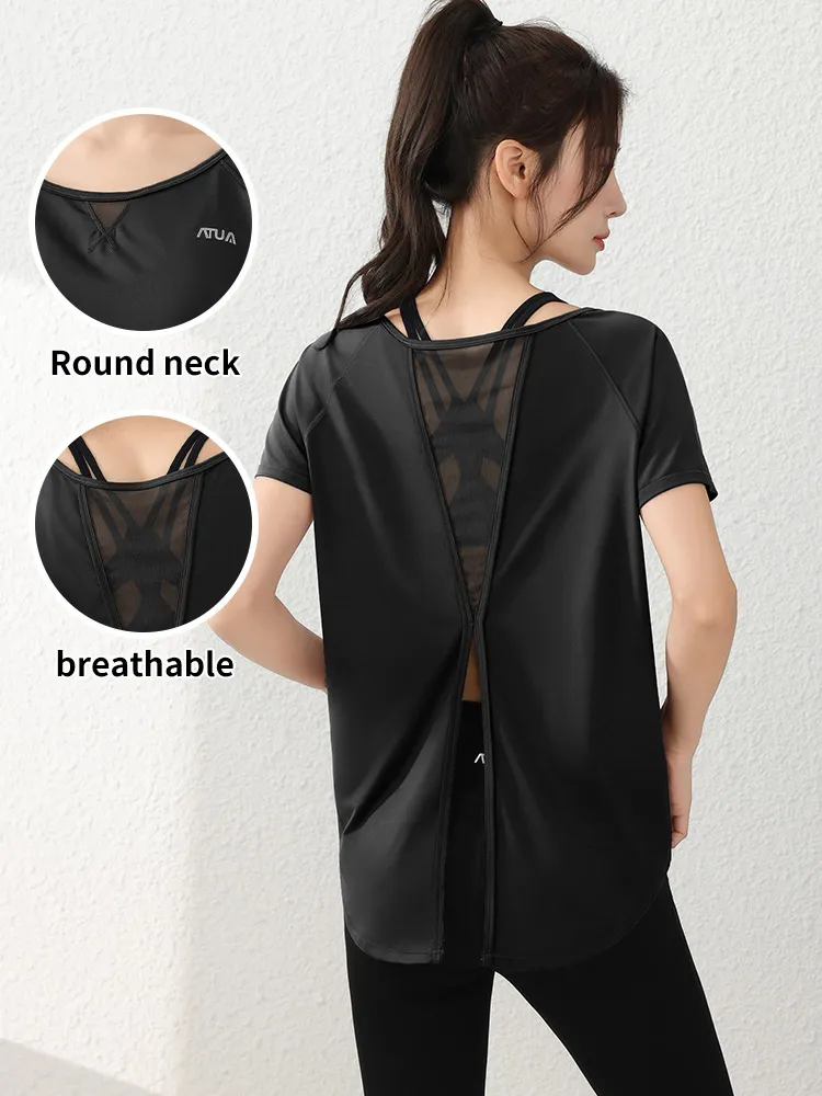 Женские футболки с круглым вырезом и коротким рукавом