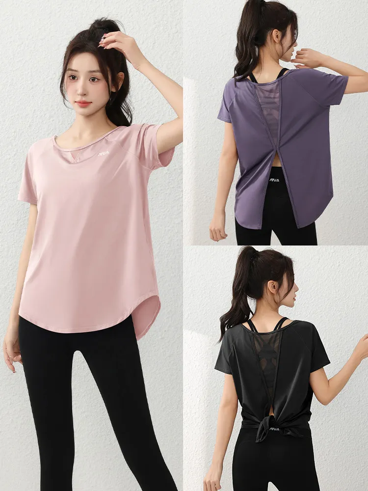 Женские футболки с круглым вырезом и коротким рукавом