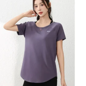 Женские футболки с круглым вырезом и коротким рукавом