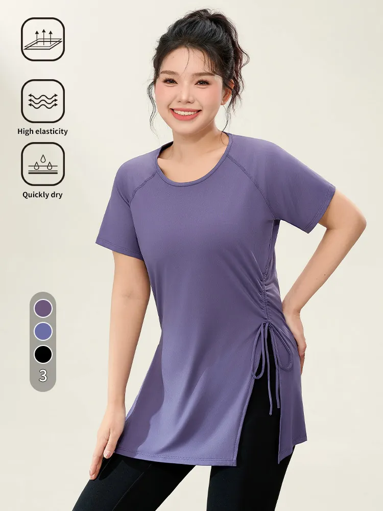 hem knotted short sleeve t shirt3