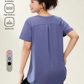 logo print short sleeve t shirt4