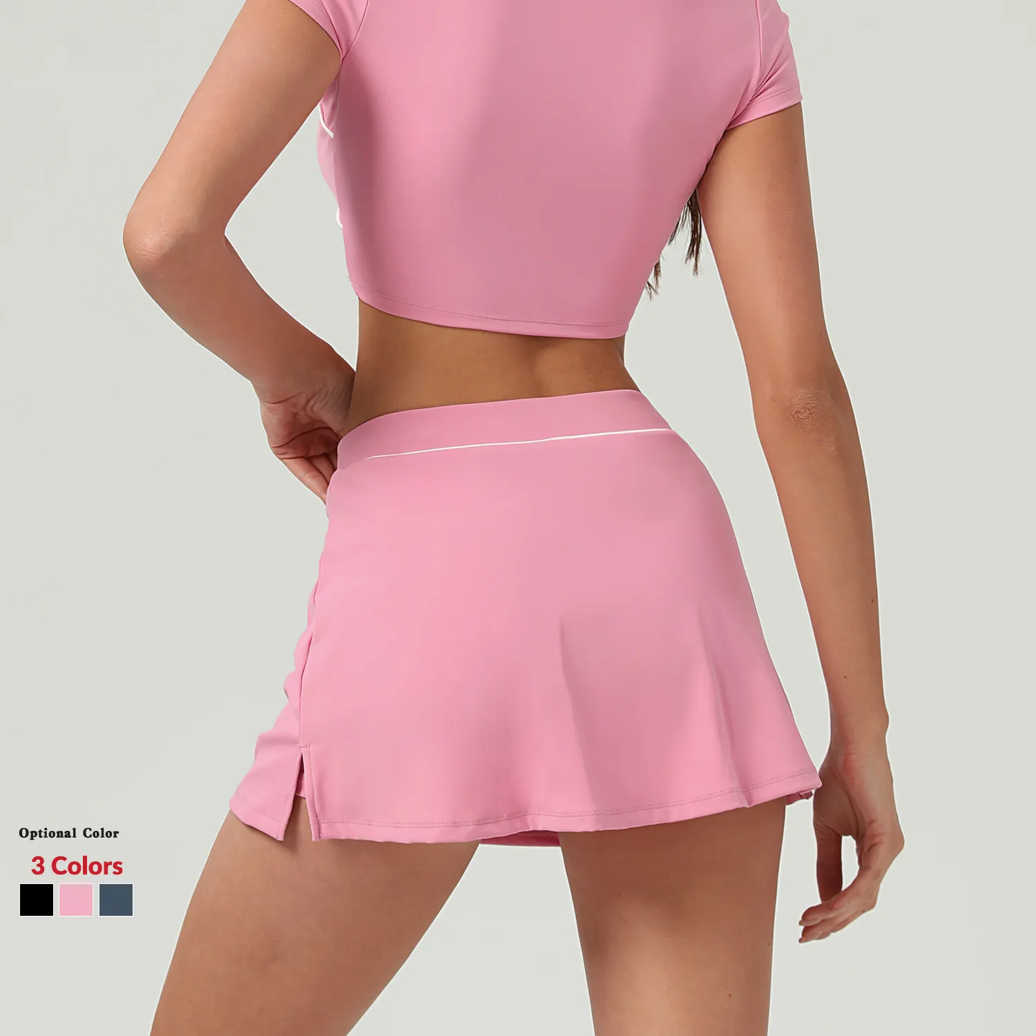теннисная юбка с высокой талией 2