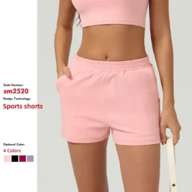 high waisted training shorts 1