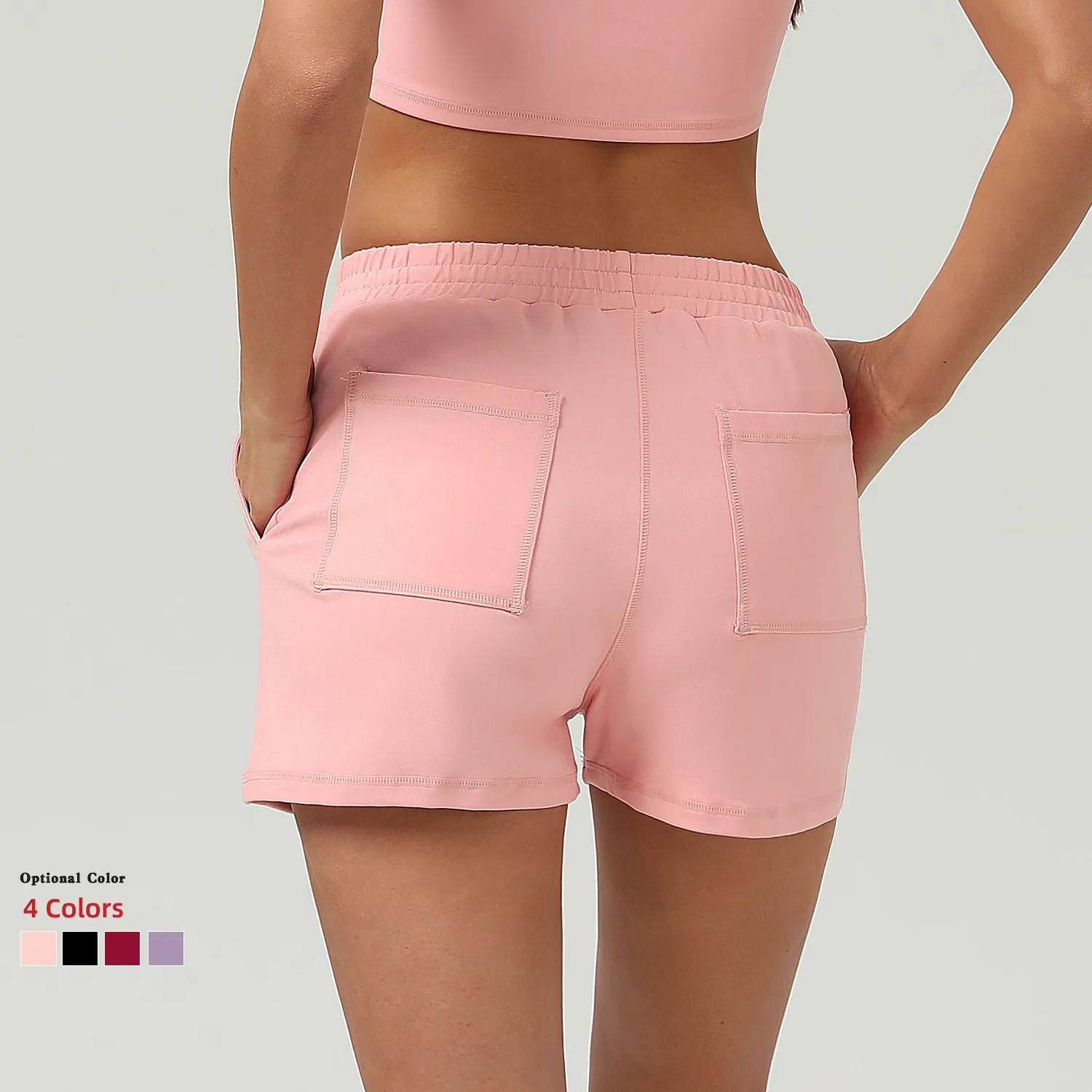 high waisted training shorts 2