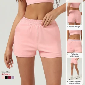 high waisted training shorts 3