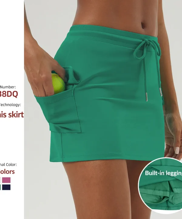 tennis skirt with leggings 1