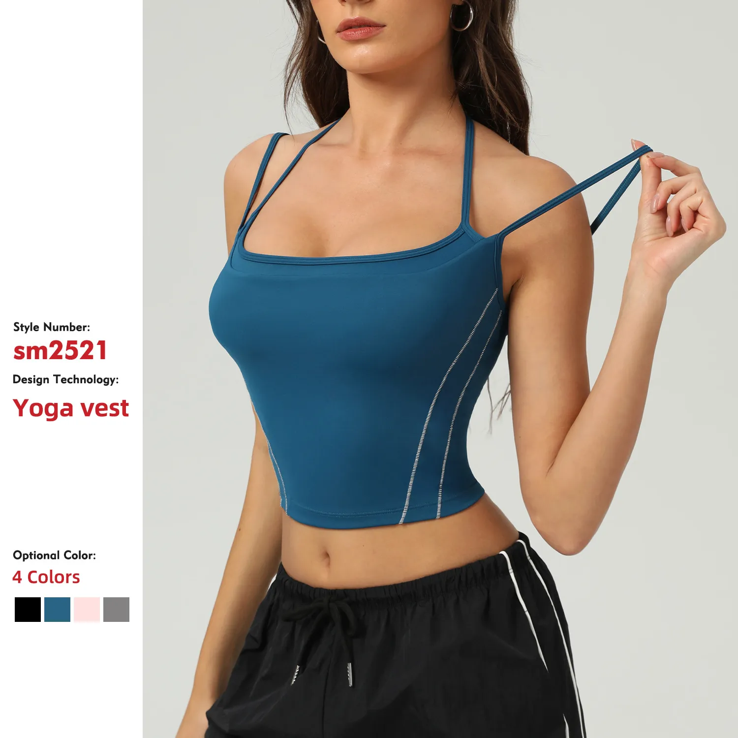 теннисный топ со встроенным бюстгальтером 1