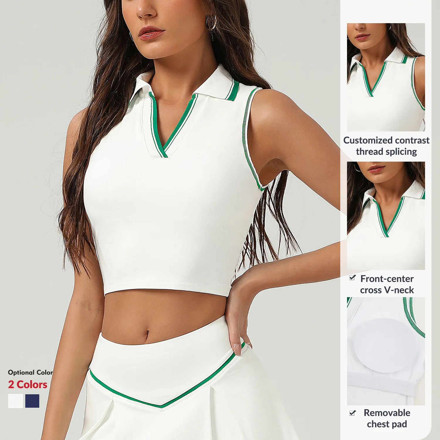 белая теннисная майка 3