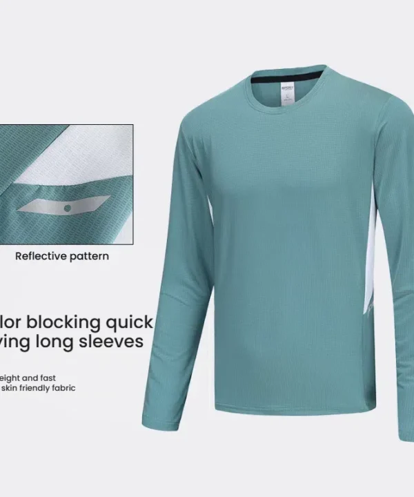 Loose Long Sleeve Tops for Men Sports