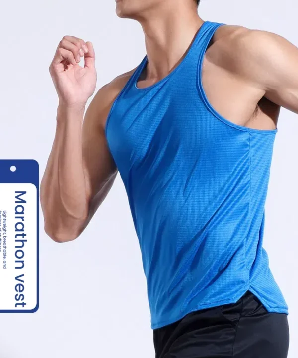 Mens Gilets Running Breathable