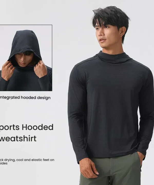 Men's Gym Wear Long Sleeve Hoodie Essentials