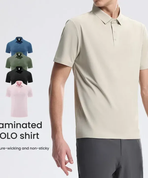 High-end Rubberized Tshirt Men Short