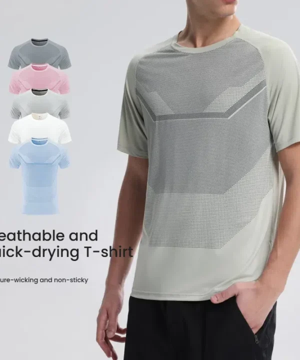 Sports Fitness Printed Shirts For Men